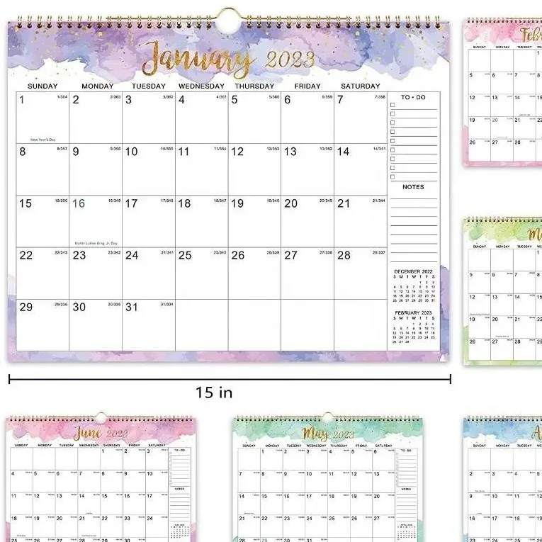 2025 Customized Personalized  Image Hanging Big Wall Calendar