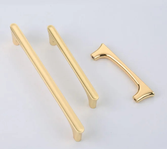 Square Black Gold Cabinet Door Drawer Handle Furniture Handles Zinc Alloy Hardware Pull Handles for Home Kitchen Cabinets
