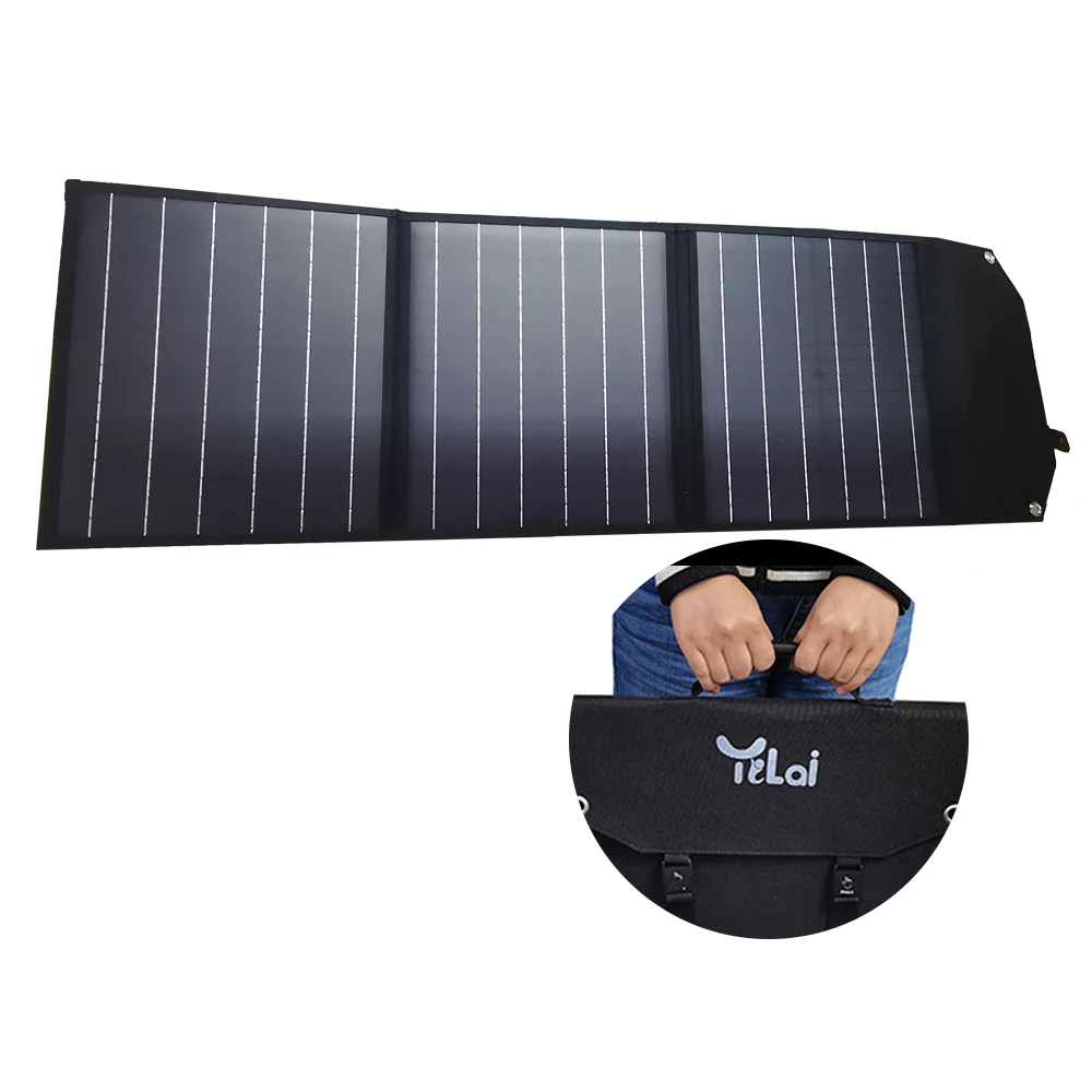 18V 100W/150W/200W 2 fold/3fold/4fold flexible solar panels solar panel battery mini portable solar panel foldable for home
