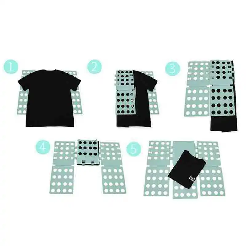 JJ140 Shirt Folding Board T Shirt Clothes Folder Durable Plastic Laundry for Room Organizer and Clothes Storage kleding vouwer