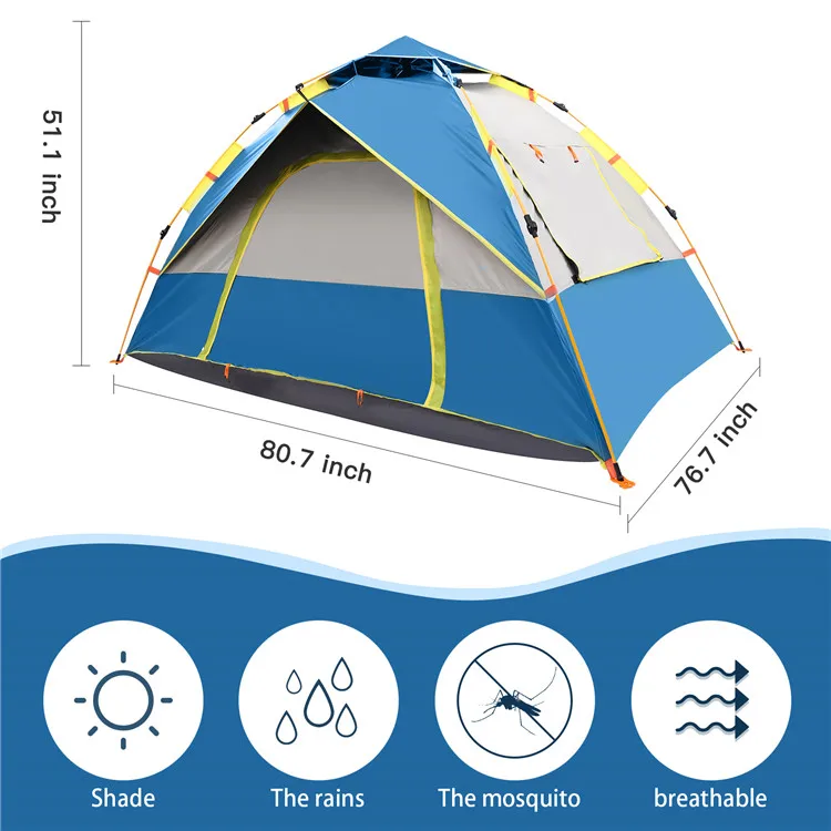 Ультралегкая двухслойная палатка Cloud Up 2 модернизированная из 20D нейлона с алюминиевым полюсом для улицы зимняя палатка для кемпинга кровать