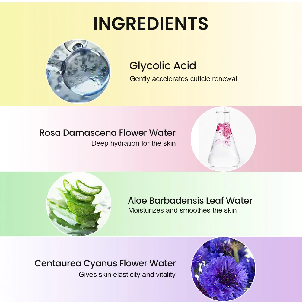 OEM/ODM Glycolic Acid 7% Toner 240ml Glycolic Acid Toning Solution  Exfoliating Toner Suitable for Women and Men