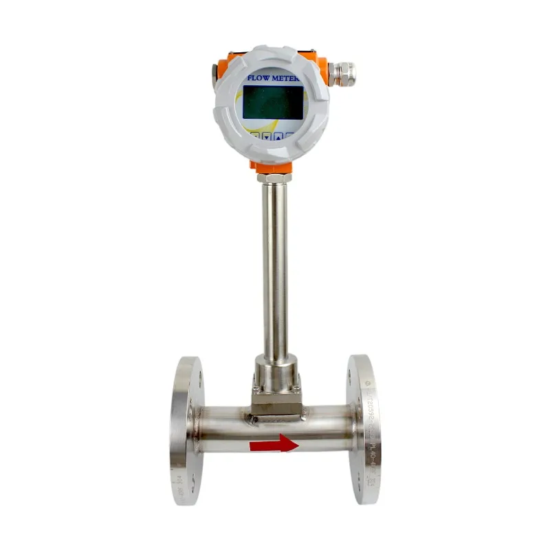 Digital flange intelligentvortex flowmeter gas metering meter  air steam flowmeter price