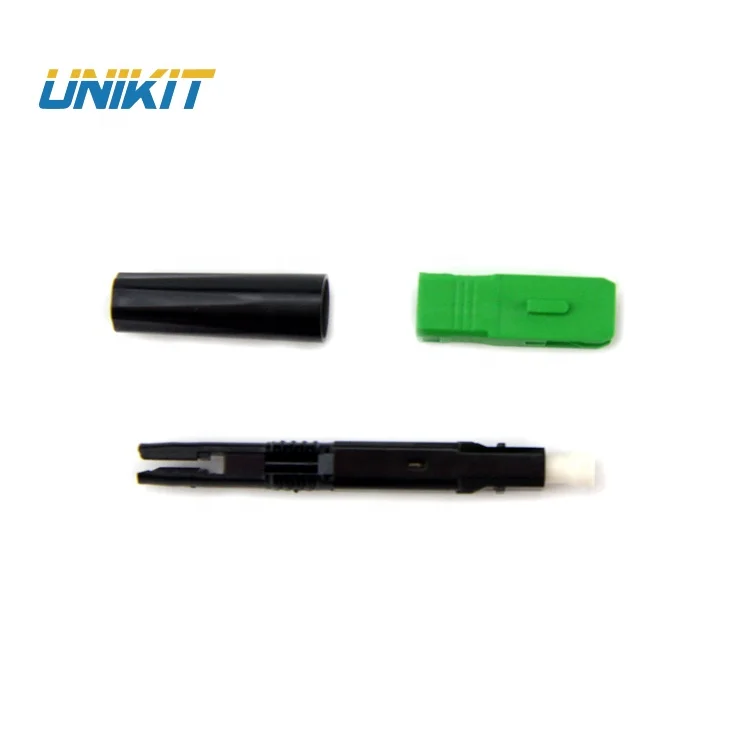 FTTH Optical Componentes Pasivos SC/APC Field Quick Assembly Mini Fast Connector