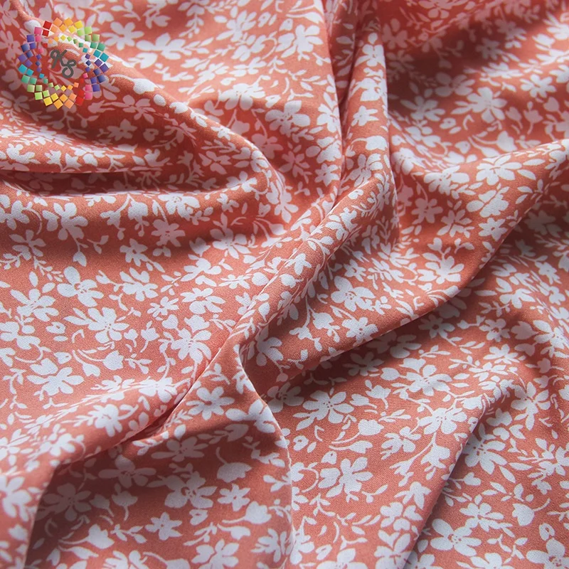 Soft Elastane Floral Printed Four Way Stretch Fabric For Dresses