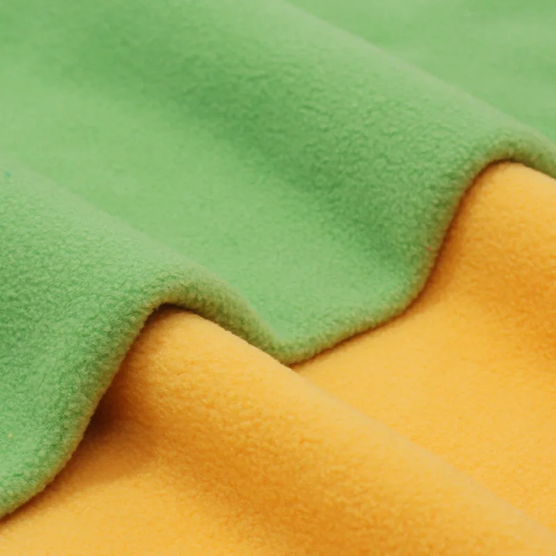 Environmental 100 recycle polyester polar fleece fabric softshell fabric