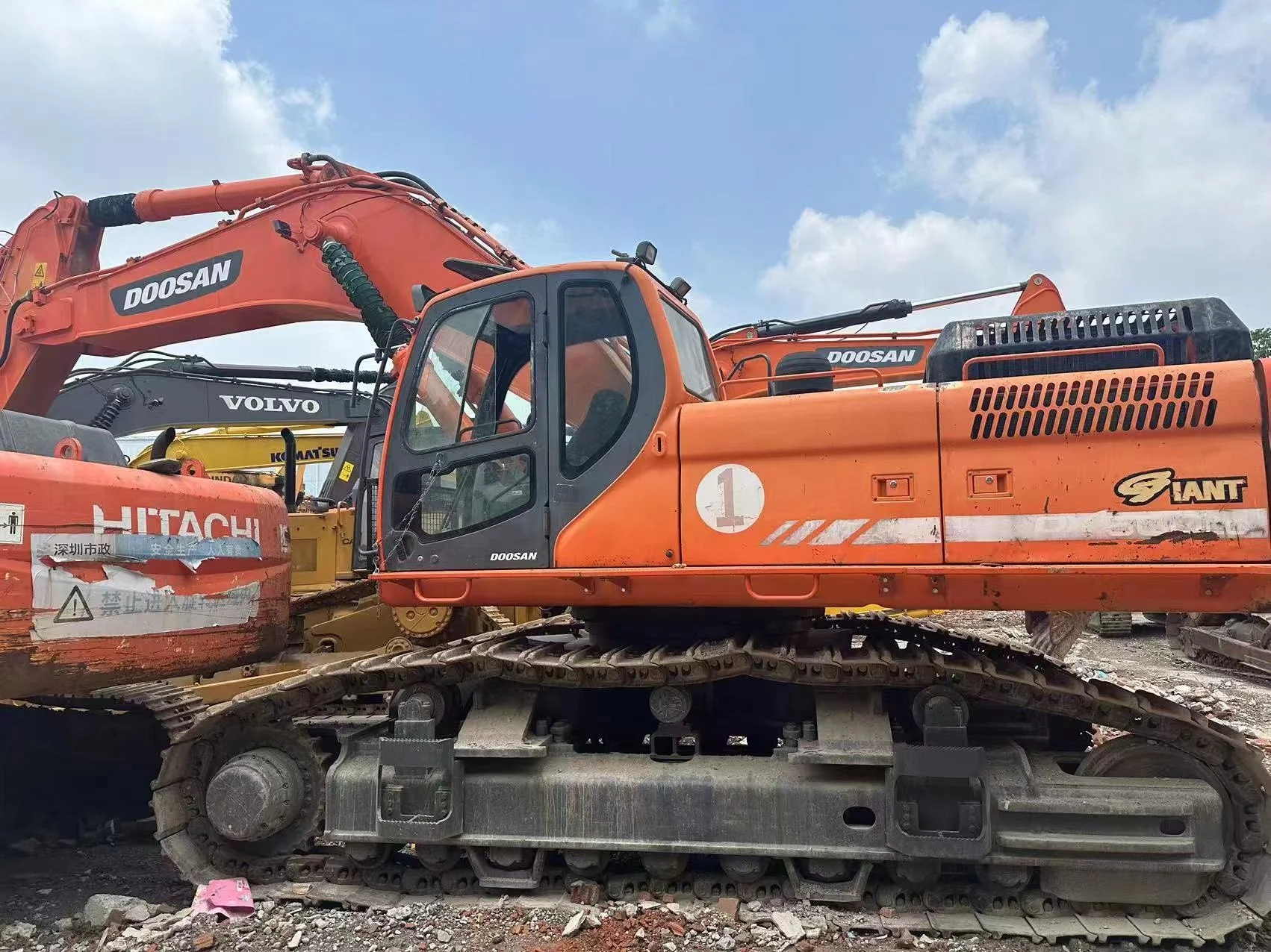 Doosan DX500LC DX500 500 made in Korea excavator/ Doosan 50T 50ton 50 Ton used crawler excavators for sale DX500 DX500