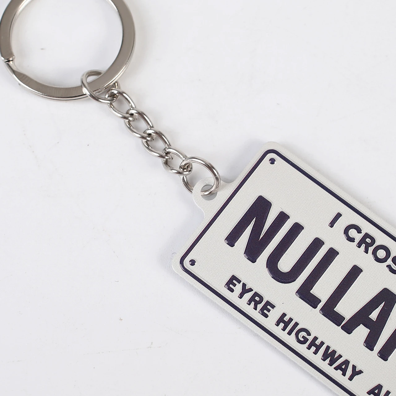 Logo customization Keyring Souvenir Gift Aluminum License Plate mini Keychain