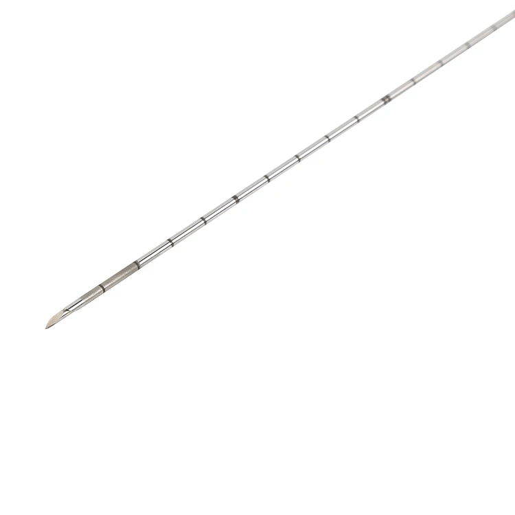 18mm echo-enhanced sharp needle real cut cell sampling pleural biopsy needle