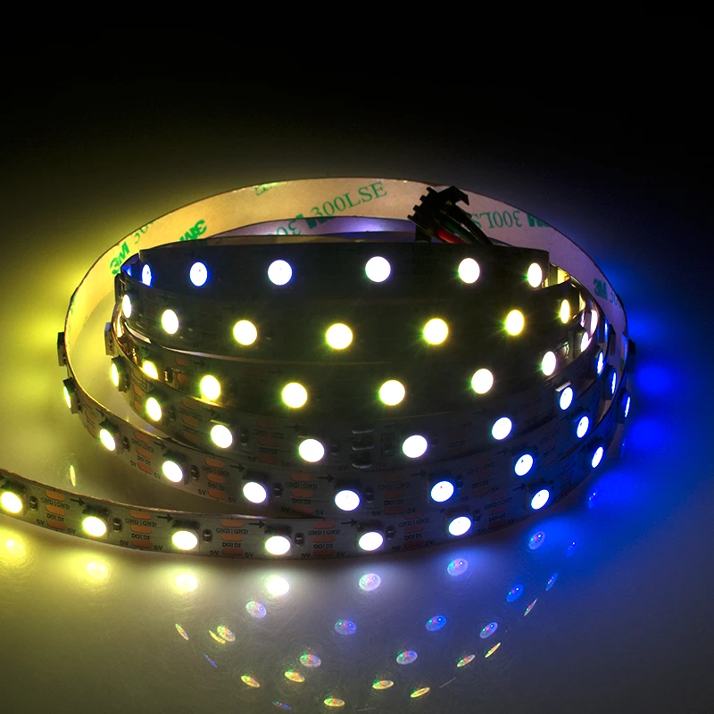5050led strip light IP20 IP65 LC8812 White PCB DC5v