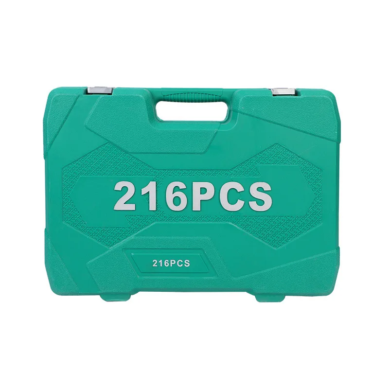 216 PCS Car Repair Tool Box Combination Mixed Tool Kit Hand Socket ratchet Wrench Tool Sets