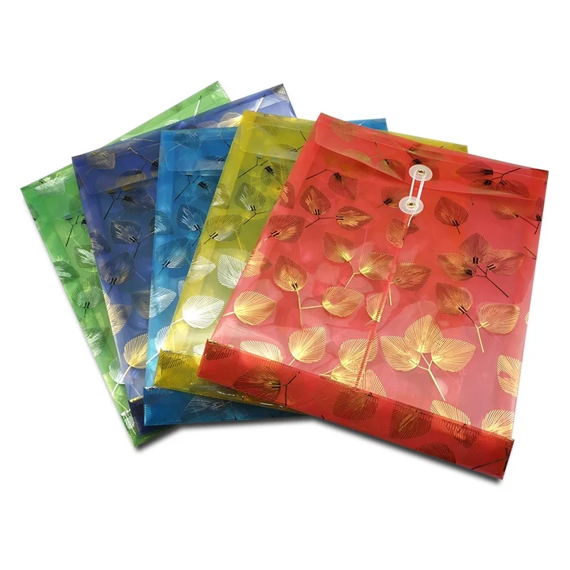 Office supplies a4 size PP File Pockets pocket expanding file expanding filefolder