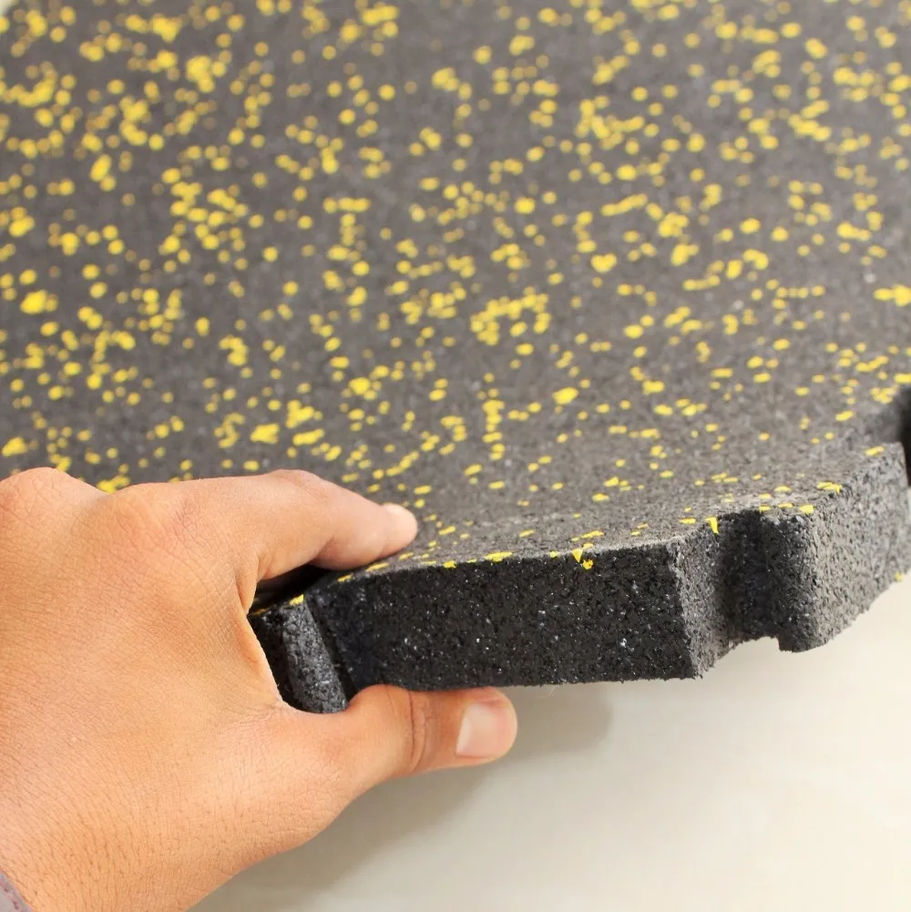 Good Quality epdm Material Rubber Floor Matting With Colorful Spot