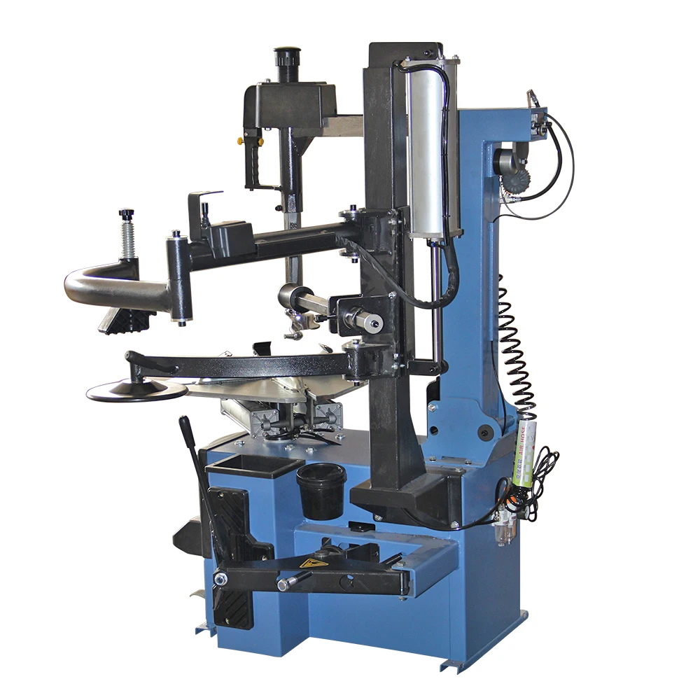 advanced car tire changer machine with helping arm for tire repair service workshop