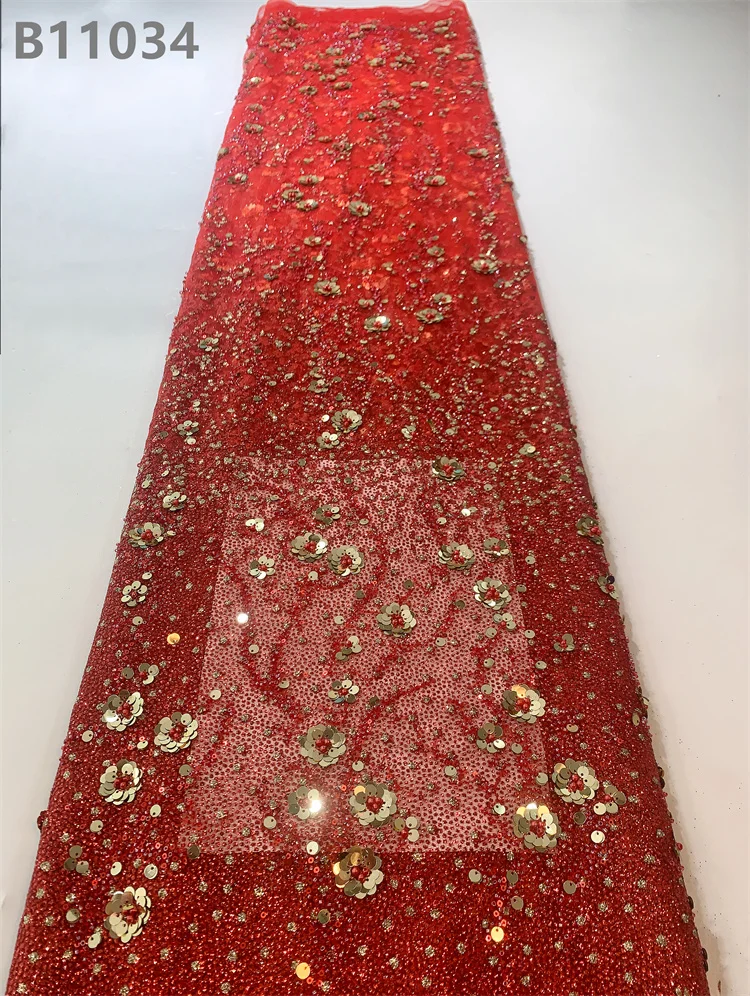 New Design African Lace Embroidery Fabric Sequins Colorful Lace Fabric Wholesale