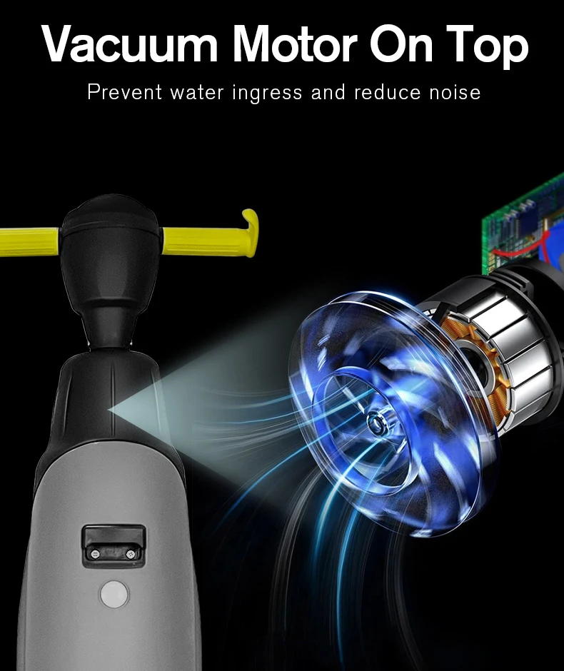 Magnetic Floor Sweeper Cleaning Machines Self-Cleaning Suction And Mopping Machine