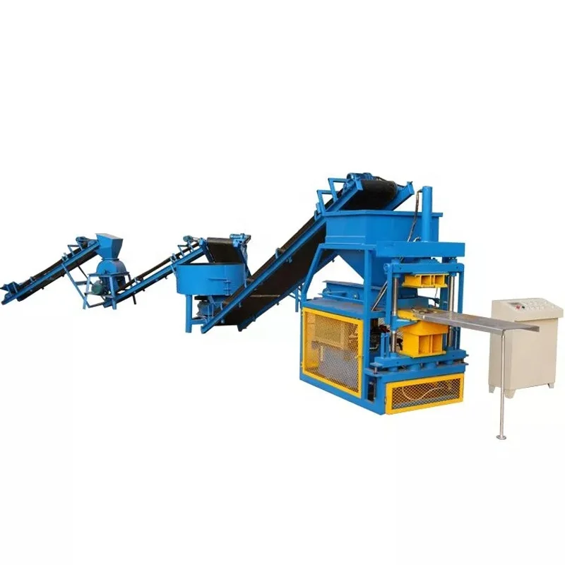 LT2-10  Full auto hydraulic interlocking clay soil ceb block brick making machine in USA