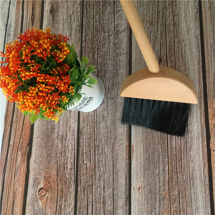 fsc Wooden Broom with short Natural Wooden Broom Handle