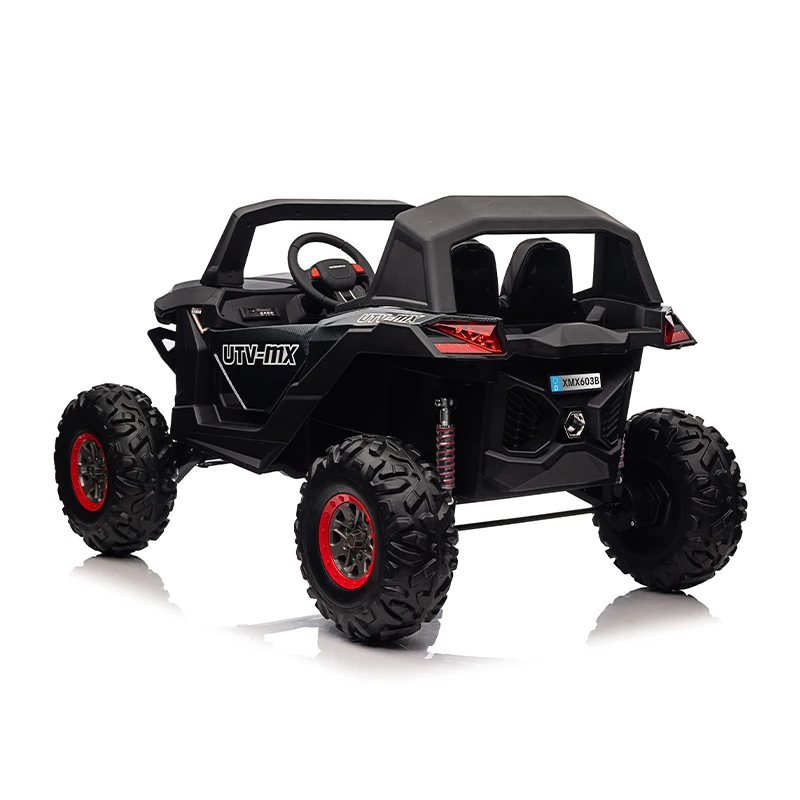 powerwheel cars 24v kids electric 4X4 utv with remote control rubber wheel ride on buggy