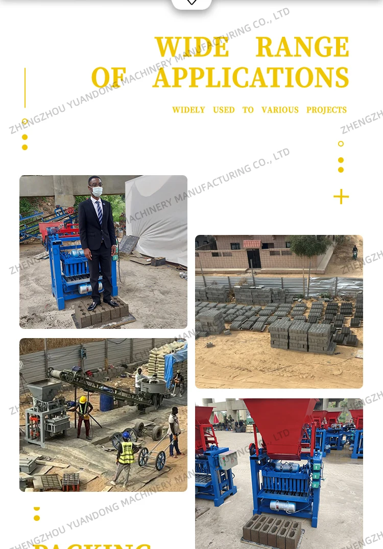 Factory Direct Sale Concrete Block Making Machine Line 12 KW Brick Making Machine