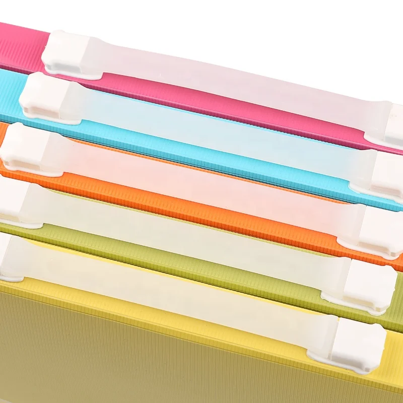 Wholesale Office School Stationery Products Paper Protector Bag Expanding Handle File Organizer Folder