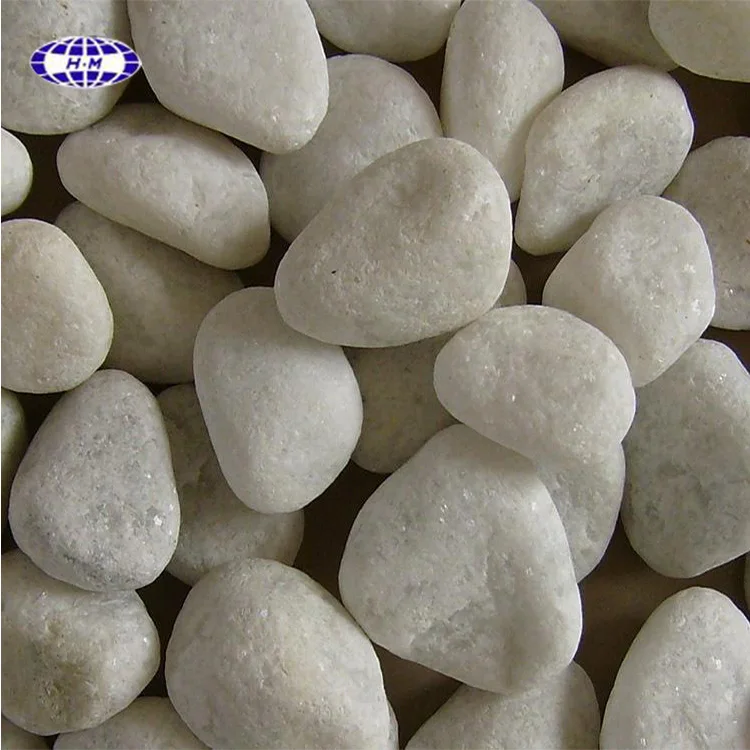 Advantage price pure white garden grave pebbles stones white