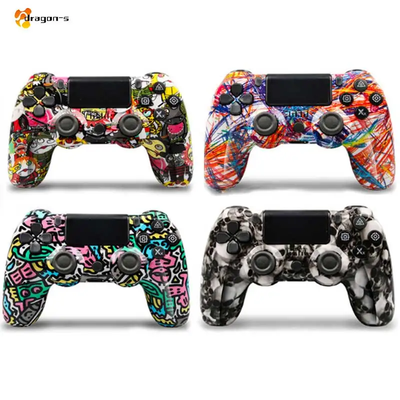 Wireless Joystick Gamepad Remote For Pc Android Tv Oem Gift Mando Plain Color Ps4 Consol Playstation 4 Game Pad Controller