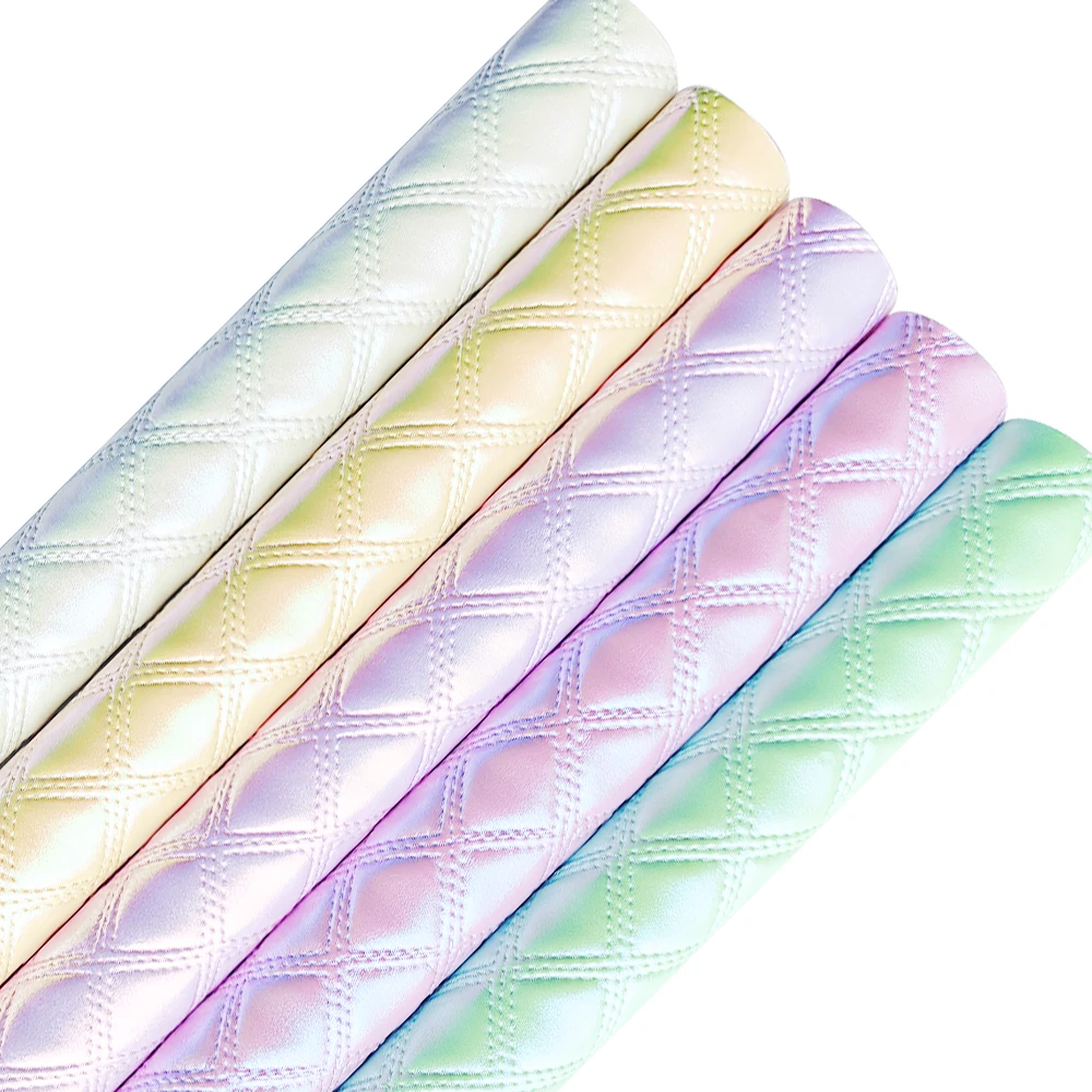 2024 new classic deep three line diamond grid Pu leather can be used to make handbags, shoes, bags, DIY decorations