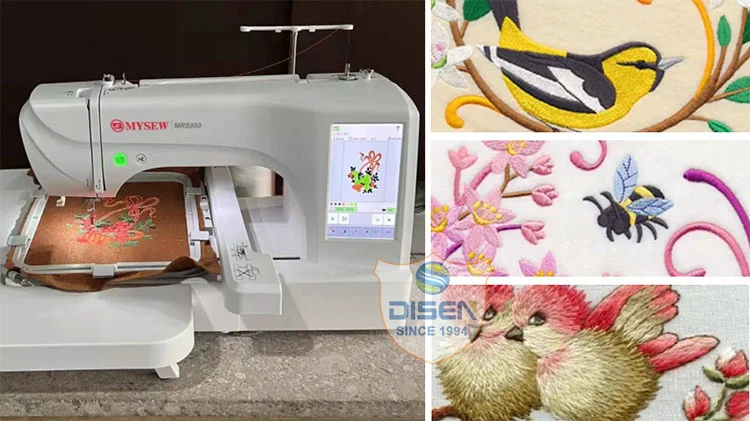 Компьютер автоматический мини портативный домашний Компьютеризированный шитье MRS800 вышивальная машина mrs 800 300a бизнес