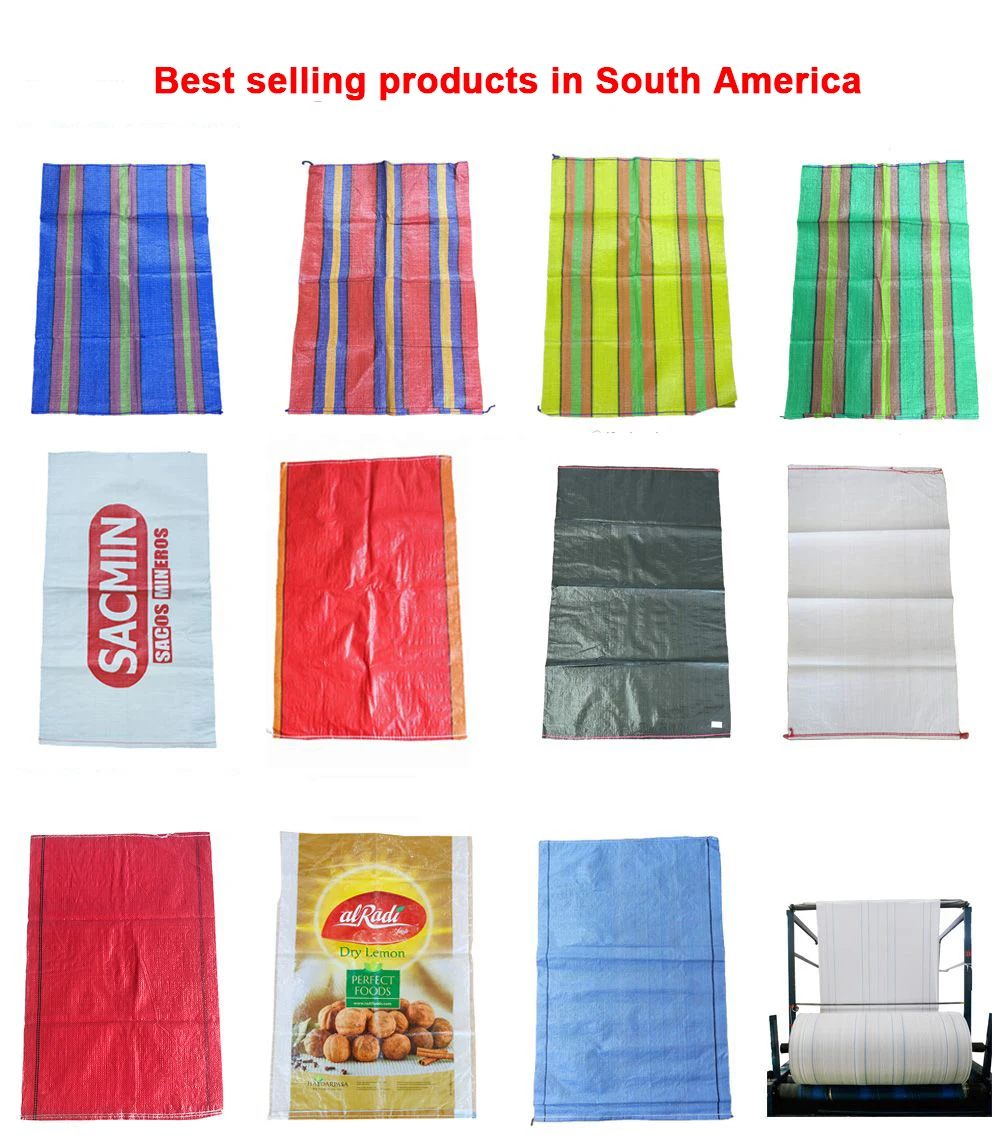 White Laminated Plain Polypropylene PP Woven Rice Bag Sack 25kg 50kg For Flour Salt Sugar Grain Wheat Maize Corn Packaging Used