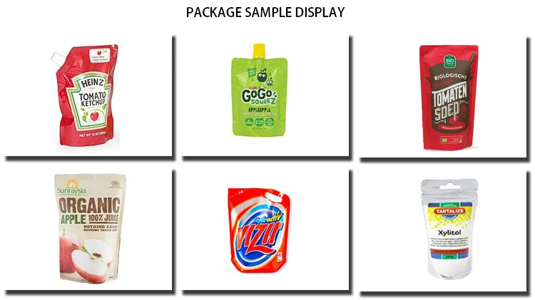  Automatic premade pouch packing machine doypack liquid detergent filling soap