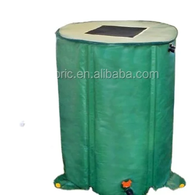 Garden Rainwater Reservoir 750l Flexible Water Barrel Rainwater Collection Foldable Rain Water Barrel
