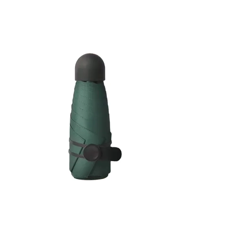 mini sun protection umbrella three folding advertising umbrella  wholesale custom LOGO  sun clear umbrella