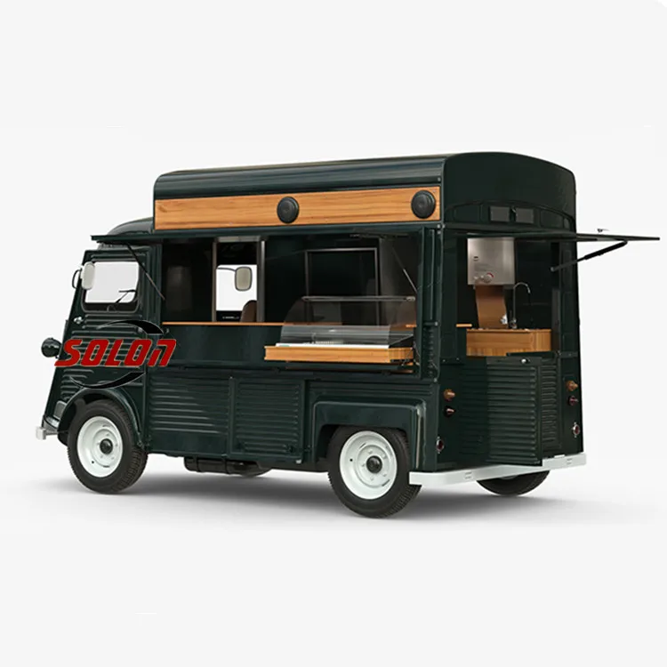 Outdoor kebab food van trailer bakery food cart trailer food kiosk for sale