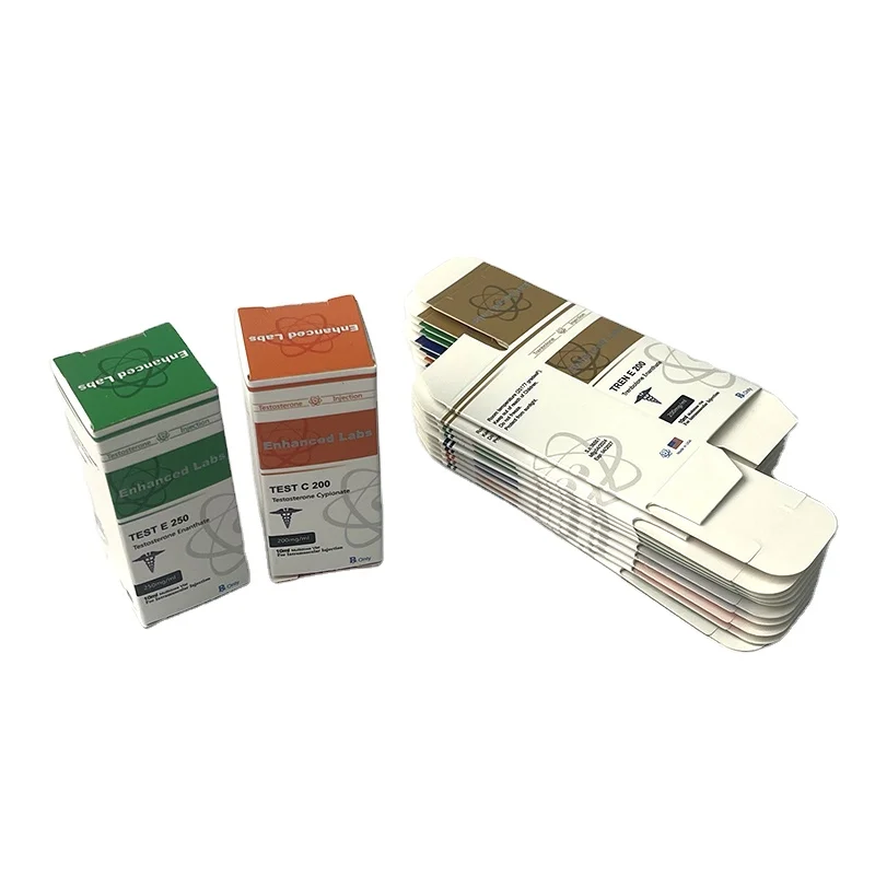 Custom brand name 10ml vial box Oral liquid packaging box high quality medicine glass bottle paper box