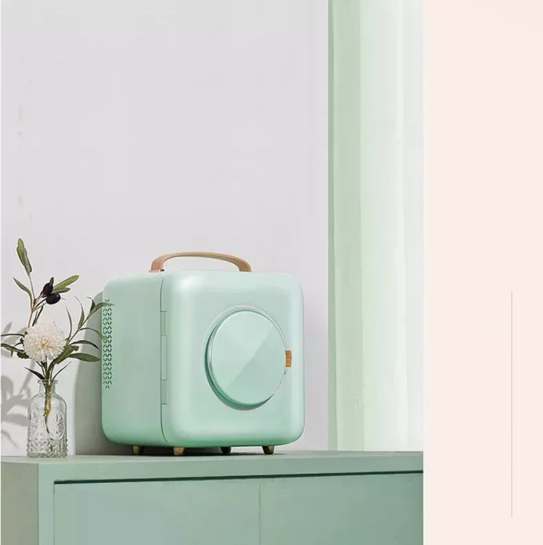 Donlim Newest High End Small 9L Mask Heating Sample Price Mini Skincare Makeup Fridge For Cosmetics