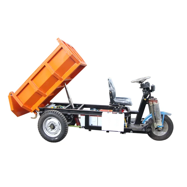 Mini Track Dumper Price Multi Function Electric Three Wheels Tricycle for Sale