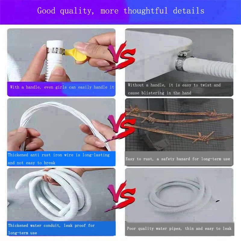 Air conditioning internal and external unit water collection tray PP drip tray leak proof air conditioning drainage