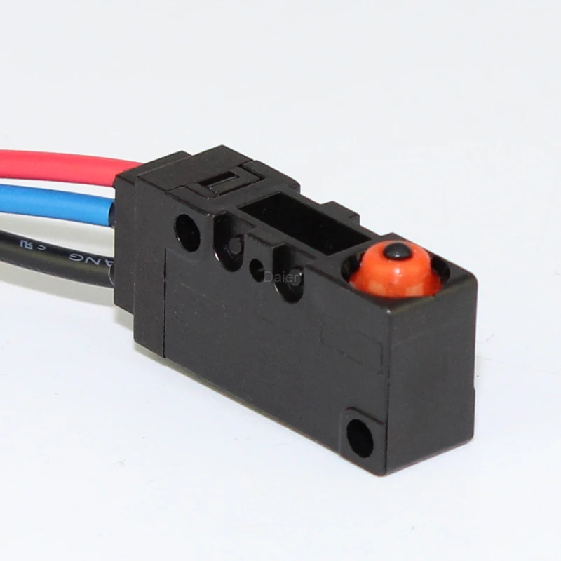 WS2 10A SPDT 3 Pin Припой Терминал Водонепроницаемый проводной микро переключатель