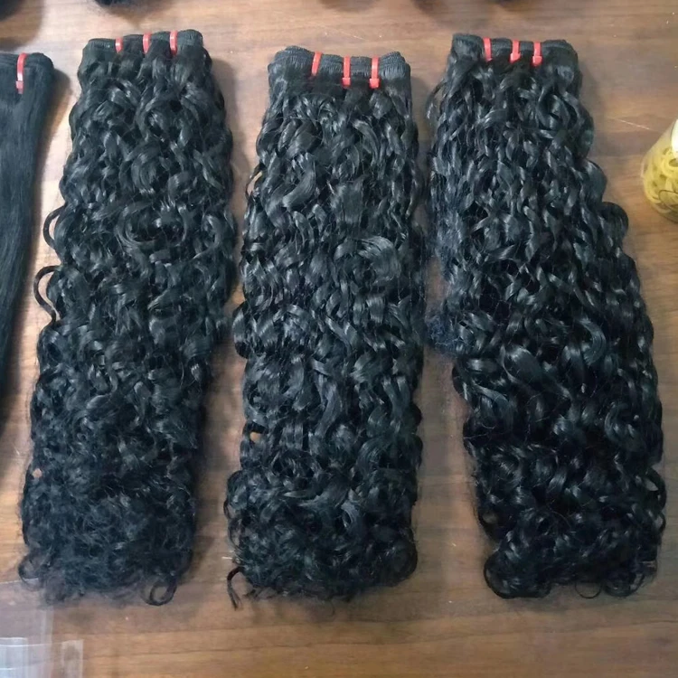 Factory Vendor From Vietnam Double Drawn Curly Human Bundles Extensions Virgin Raw Vietnamese Hair