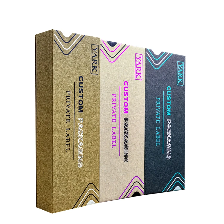 Magnetic child resistant box cardboard packaging with paper divider insert