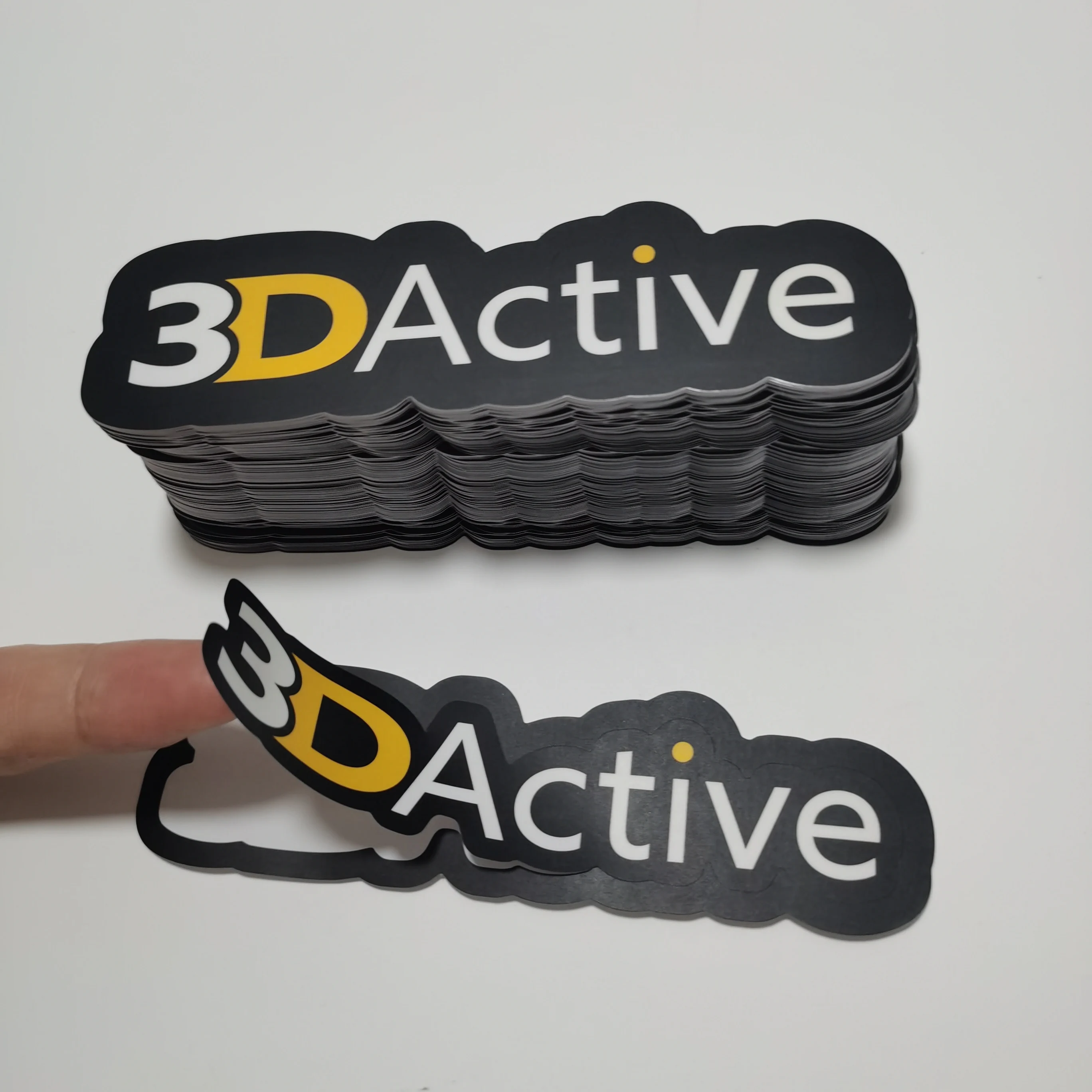 High Quality Private Custom Glossy Finishing Logo Stickers