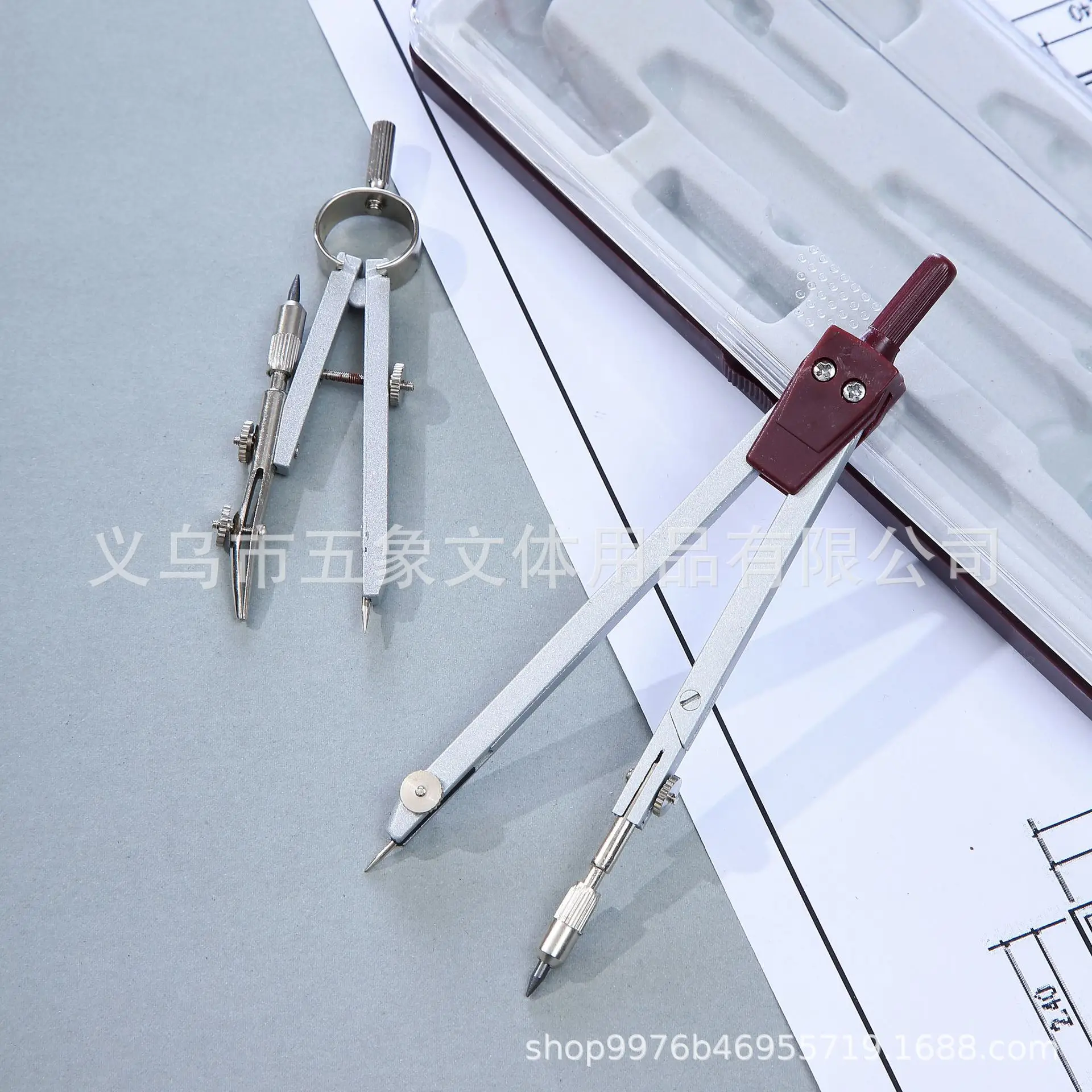 Newest Professional Durable Drawing Set School Home Office Metal Compass Drawing Tool