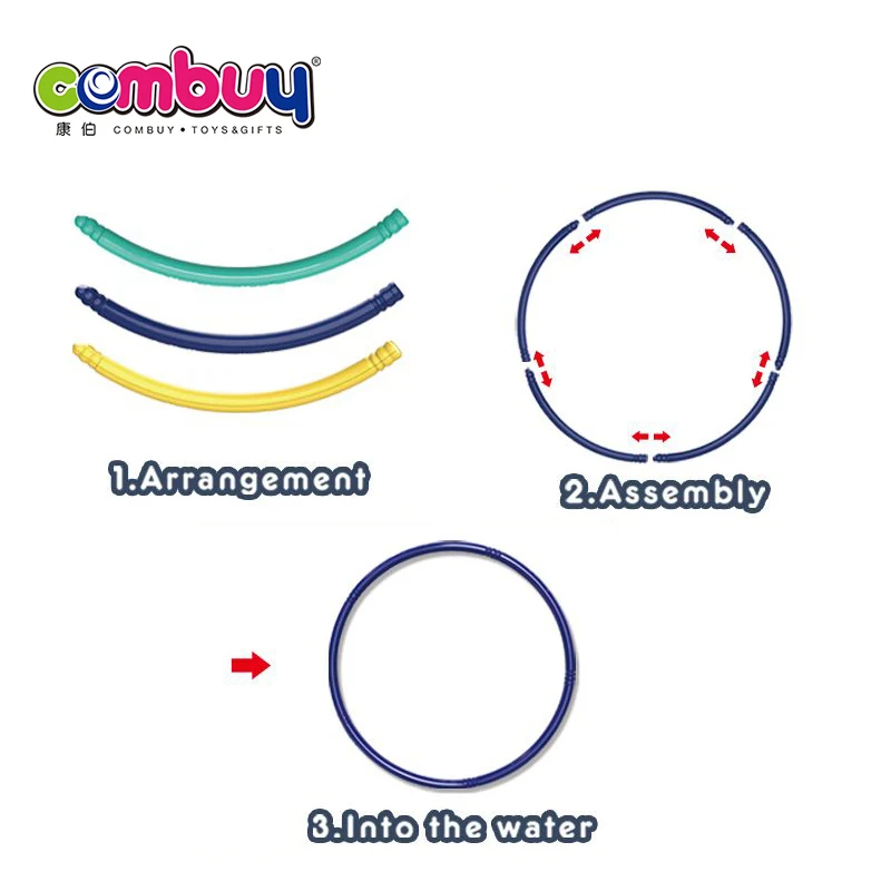 Underwater sport game circle set kids swimming diving toys