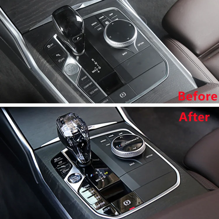 Luxury K9 Crystal style gear shift is suitable for BMW 7 series G12 2016-2021 interior Accessories