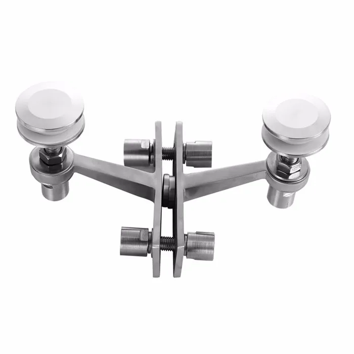 180 Degree Glass to Glass Stainless Steel Glass Canopy Spider Routel Connector Fittings
