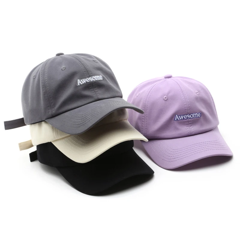 No Brand Cotton Snapback HipHop Dad Caps for Women Men Casual Summer Baseball Caps Gorra Bone Full Caps Hats Adult Embroidery