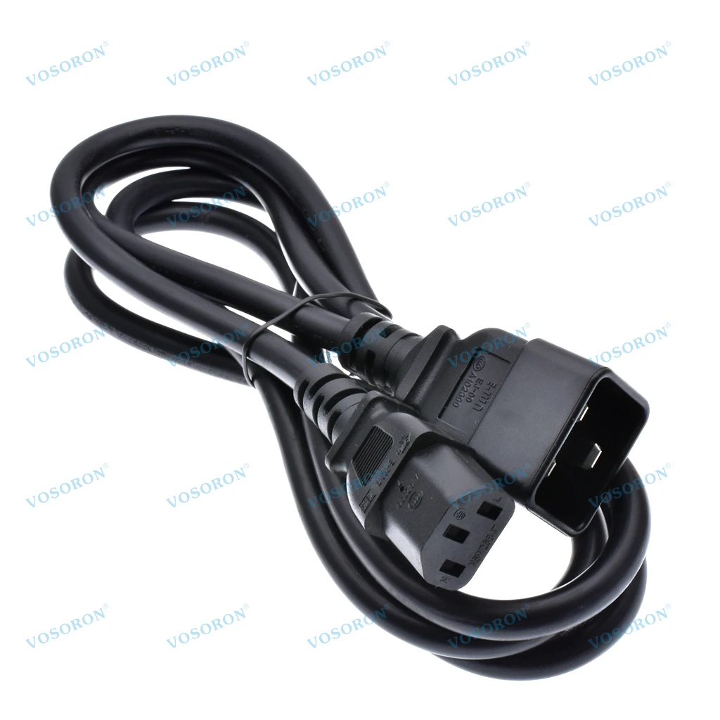 UPS сервер IEC 320 C20 к C13 Удлинительный кабель 16A to10A 250V