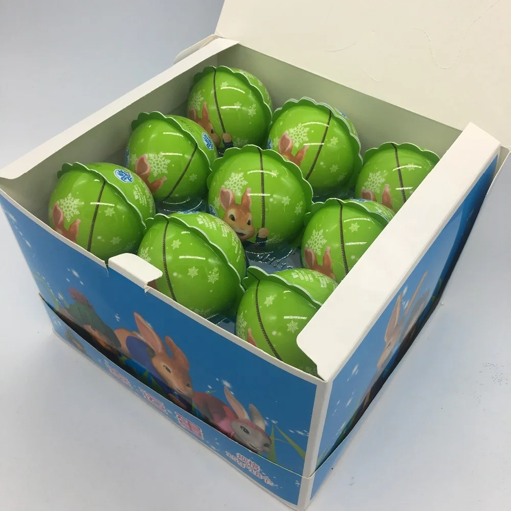 Carton new ball shape surprise kid candy toy egg