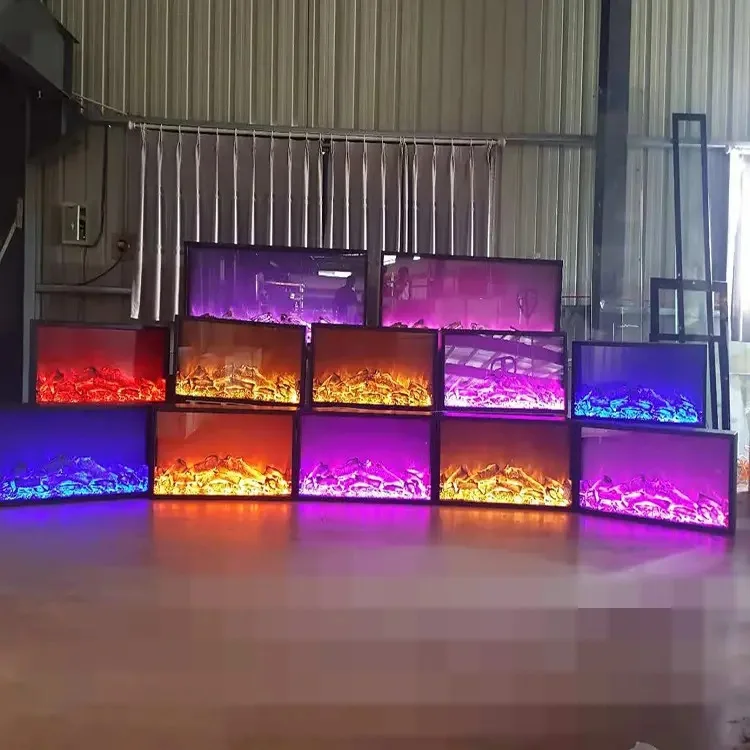 High Quality Wholesale LED Flame Fireplaces for Home Decor 40 50 60 inch Insert Fireplaces